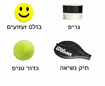 מחבט טניס שדה בוגרים מקצועי ווילסון WILSON Tour Slam