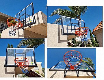 לוח סל פוליקרבונט מקצועי לקיר SWAGER ZY-011
