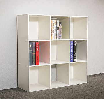 כוורת 9 תאים עם קופסאות אחסון צבעוניות