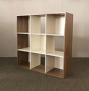 כוורת 9 תאים עם קופסאות אחסון צבעוניות